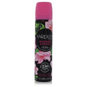 Yardley Blossom & Peach by Yardley London Body Fragrance Spray 2.6 oz